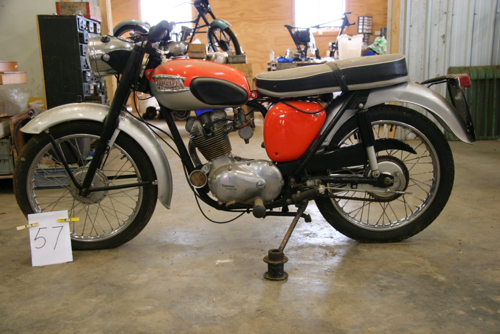 1967 triumph tiger shop cub for sale