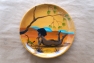 Aboriginal Theme Wooden Wall Plates 004