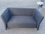 Black Fabric Couch 1