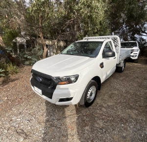 BUY NOW !!! MAY 2017 FORD PU RANGER 2 XL SINGLE CAB 2.2 DIESEL 6 SPEED MANUAL 4X2 WHITE ALLOY FLAT TRAY UTILITY